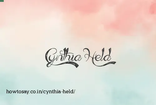 Cynthia Held
