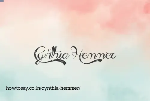 Cynthia Hemmer