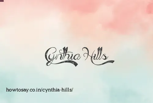 Cynthia Hills