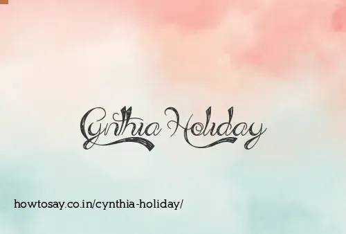 Cynthia Holiday