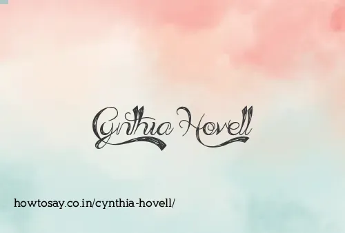 Cynthia Hovell