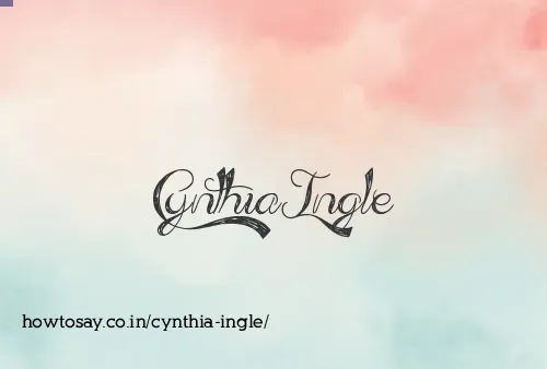 Cynthia Ingle