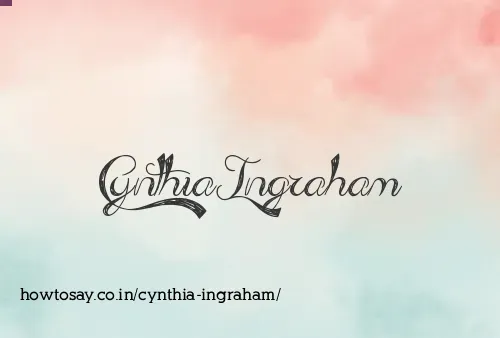 Cynthia Ingraham