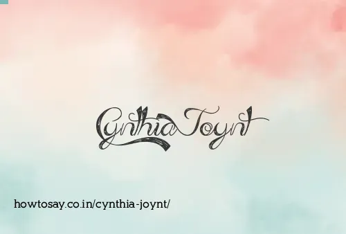 Cynthia Joynt