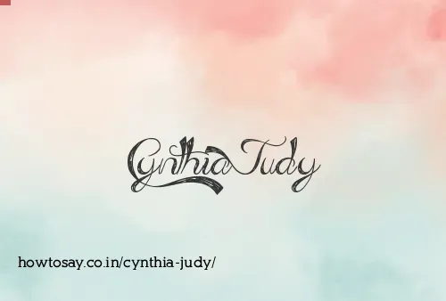 Cynthia Judy