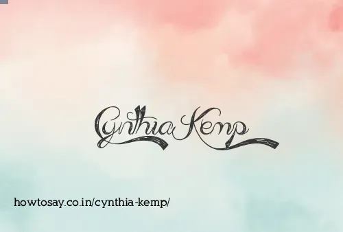 Cynthia Kemp