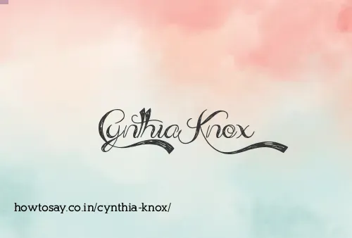 Cynthia Knox