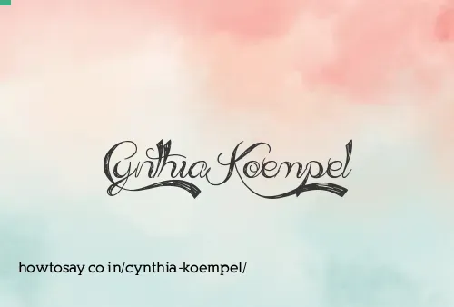 Cynthia Koempel