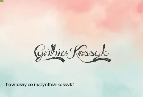 Cynthia Kossyk