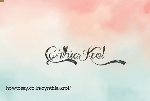 Cynthia Krol