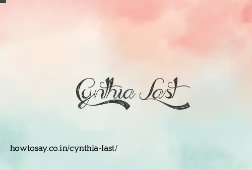 Cynthia Last