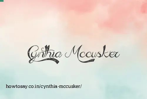 Cynthia Mccusker