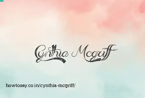 Cynthia Mcgriff