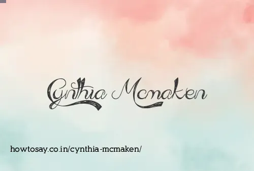 Cynthia Mcmaken