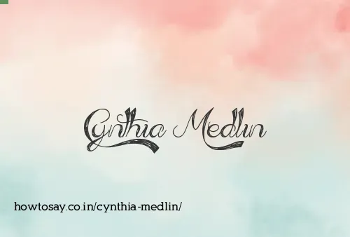 Cynthia Medlin