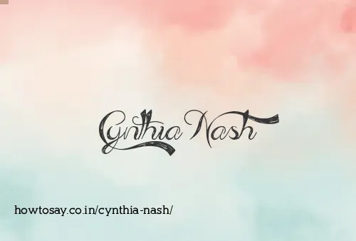 Cynthia Nash