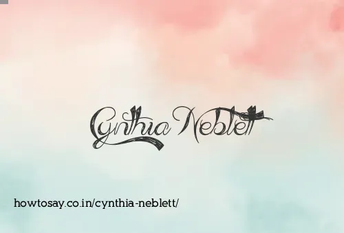 Cynthia Neblett