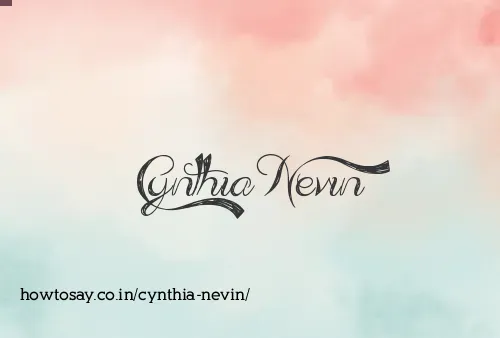 Cynthia Nevin