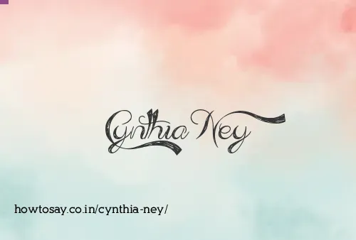 Cynthia Ney