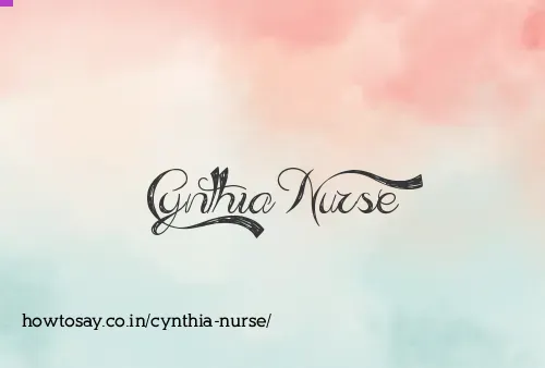 Cynthia Nurse