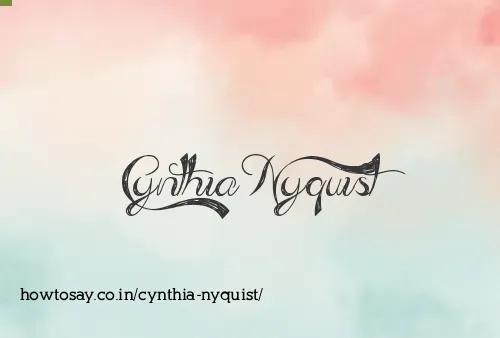 Cynthia Nyquist