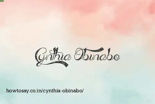 Cynthia Obinabo
