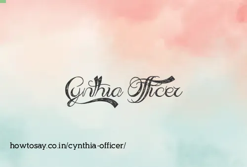 Cynthia Officer
