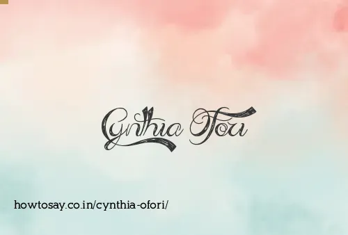 Cynthia Ofori