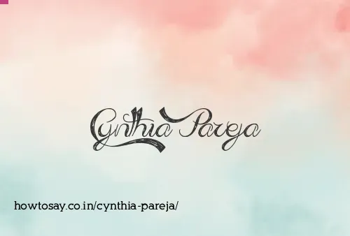 Cynthia Pareja