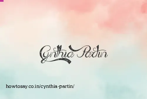 Cynthia Partin