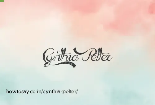 Cynthia Pelter