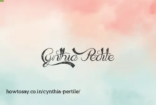 Cynthia Pertile