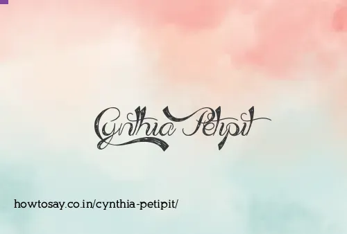 Cynthia Petipit