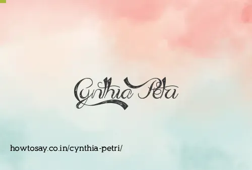 Cynthia Petri