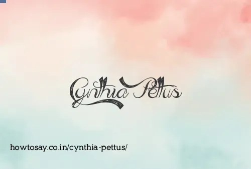 Cynthia Pettus