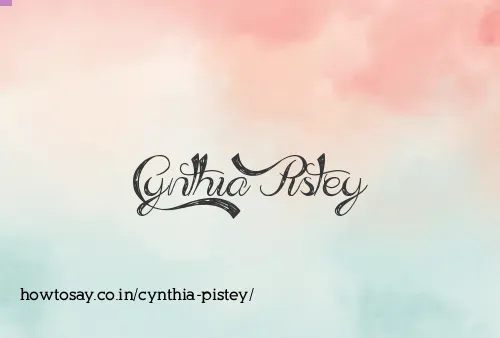 Cynthia Pistey
