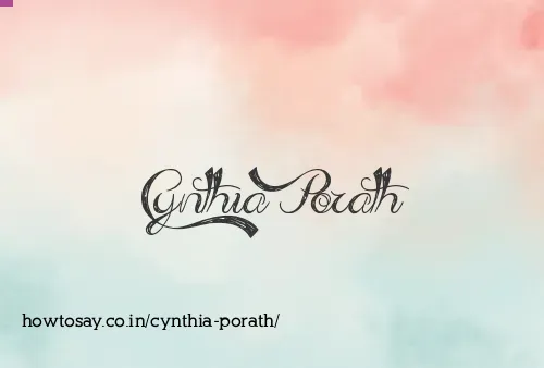 Cynthia Porath