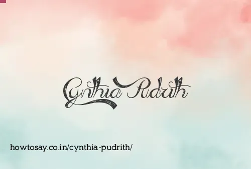 Cynthia Pudrith