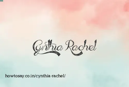 Cynthia Rachel