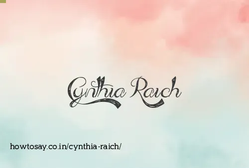 Cynthia Raich