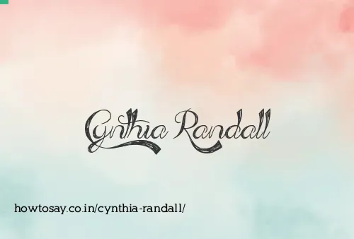 Cynthia Randall