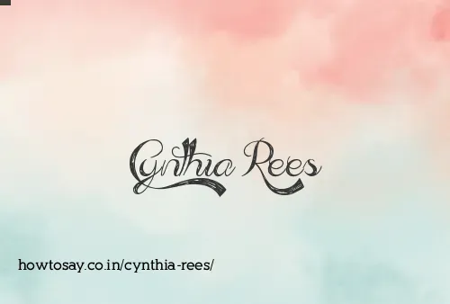 Cynthia Rees