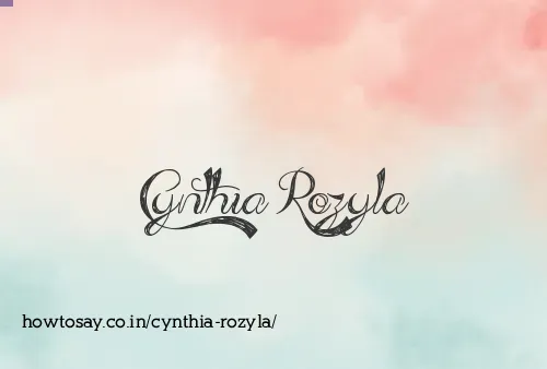 Cynthia Rozyla