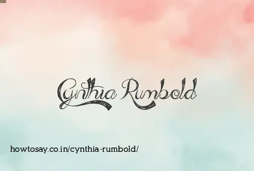 Cynthia Rumbold
