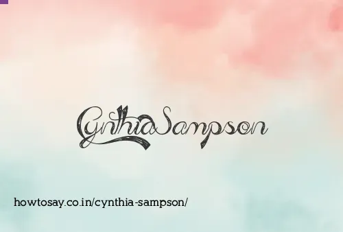 Cynthia Sampson