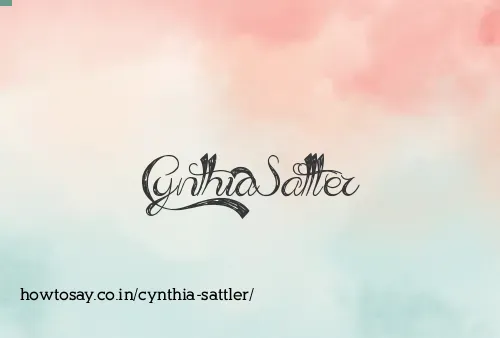 Cynthia Sattler