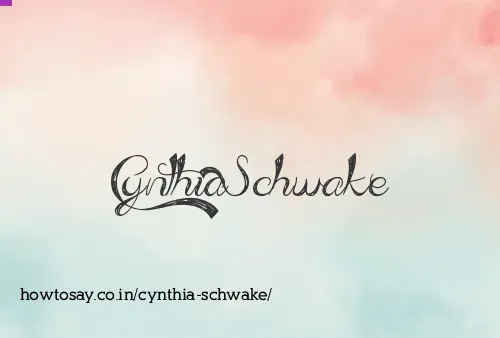 Cynthia Schwake