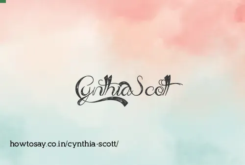 Cynthia Scott