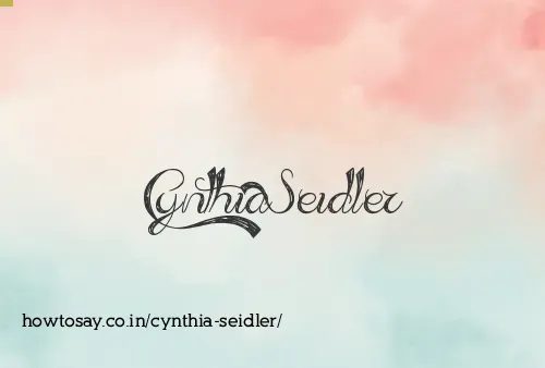 Cynthia Seidler