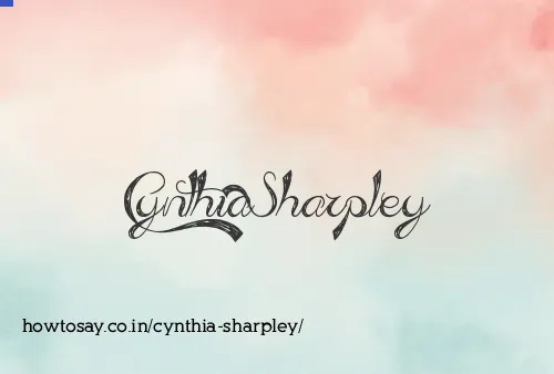 Cynthia Sharpley